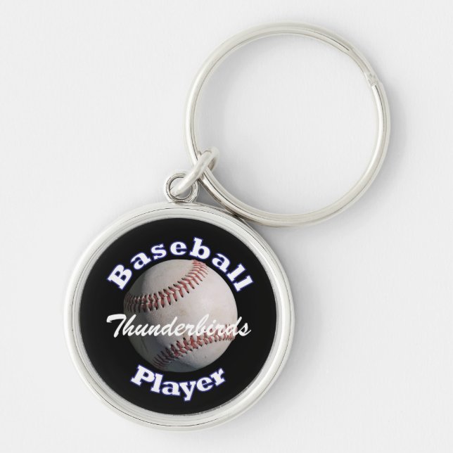 Baseball Player Key Ring (Front)