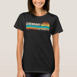 Baseball Player Legend Since September 2018 Birthd T-Shirt