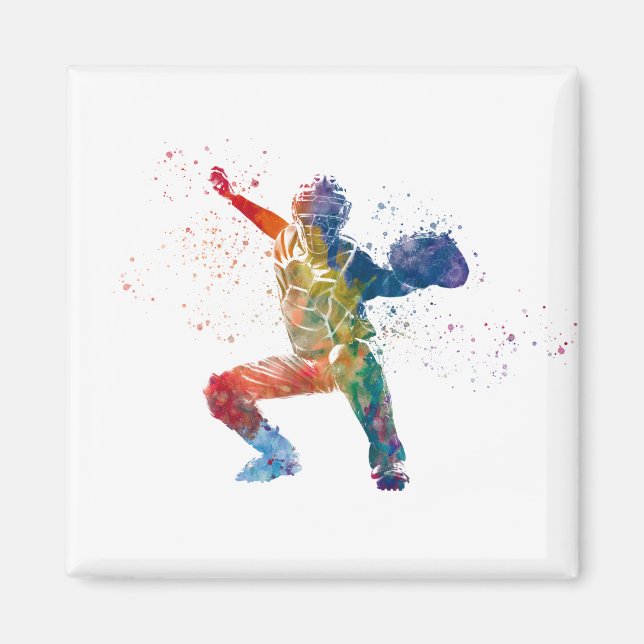 baseball player magnet (Front)