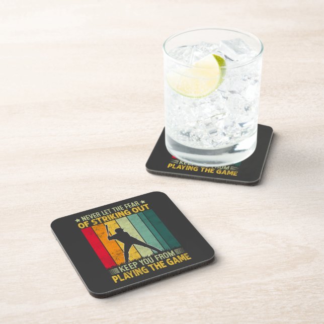 Baseball Player Motivation Coaster (Right Side)