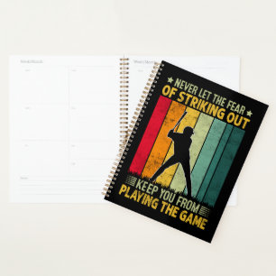 Baseball Player Motivation Planner