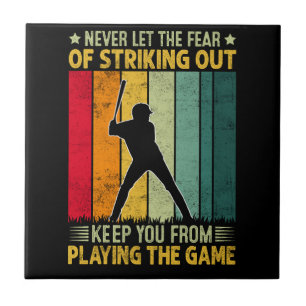 Baseball Player Motivation Tile