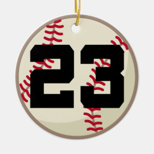 Baseball Player Number 23 Ornament