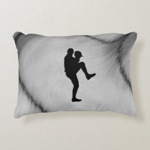 Baseball Player Pitcher Windup Decorative Cushion