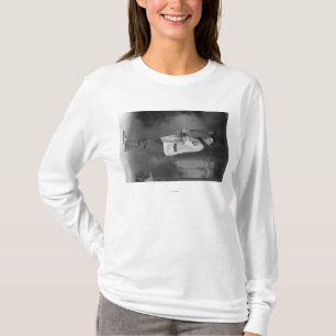 Baseball Player Portrait holding Bat T-Shirt