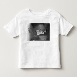 Baseball Player Portrait holding Bat Toddler T-Shirt