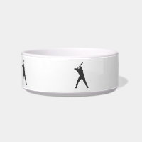 Baseball player silhouette
