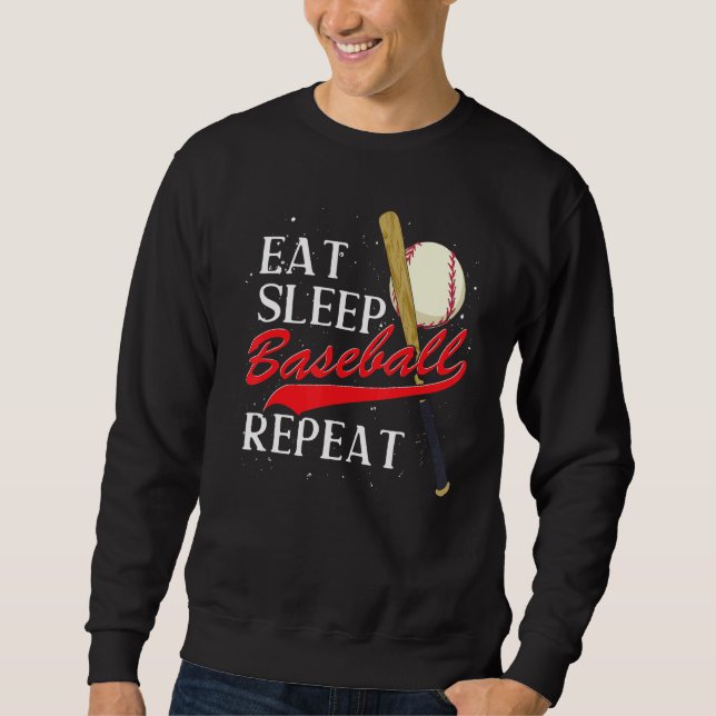 Baseball Player Sport Baseball  Pitcher  Baseball Sweatshirt (Front)