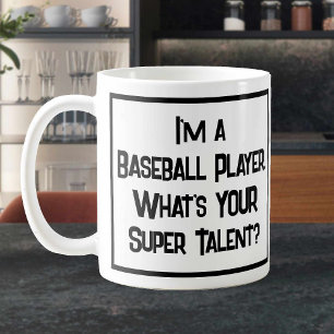 Baseball Player Super Talent. Coffee Mug