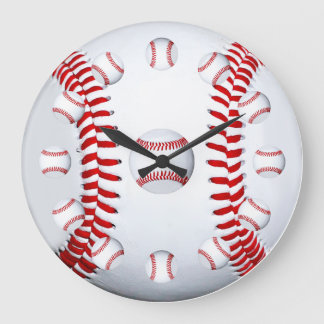 Baseball Player Team Sports Fan Gift Idea Large Clock