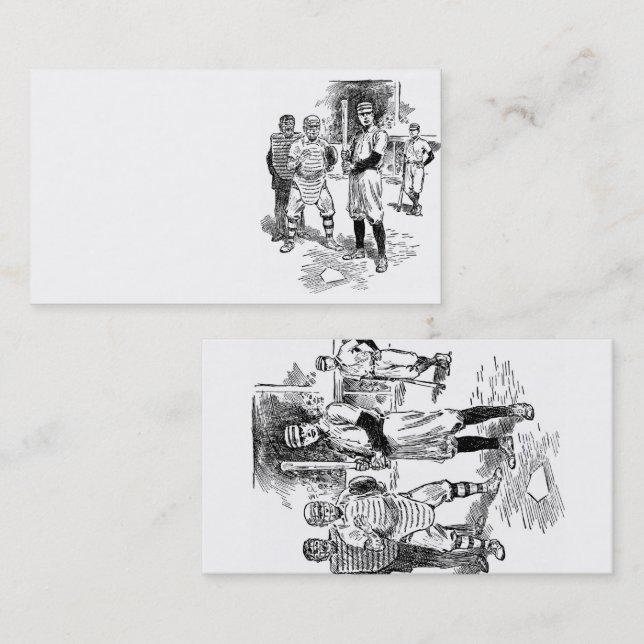 Baseball:Players Business Card (Front/Back)