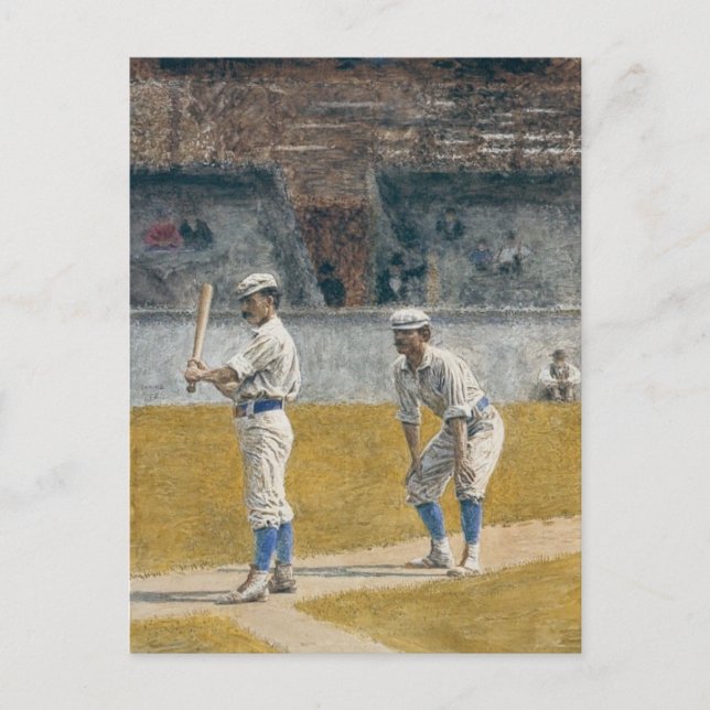 Baseball Players practising - Thomas Eakins Postcard (Front)
