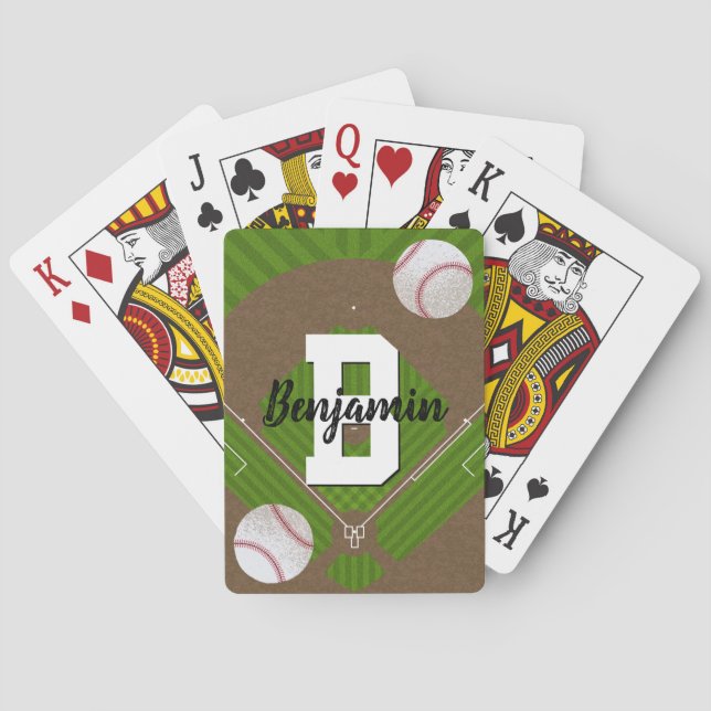 Baseball Playing Cards (Back)