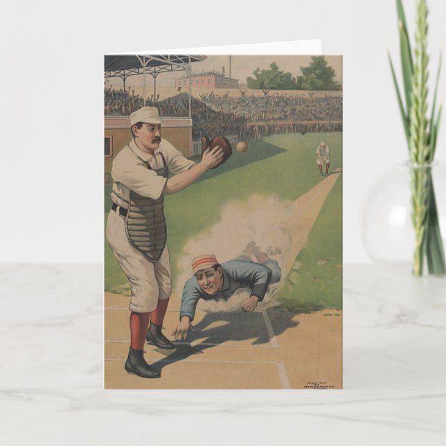 Baseball Poster Card (Front)