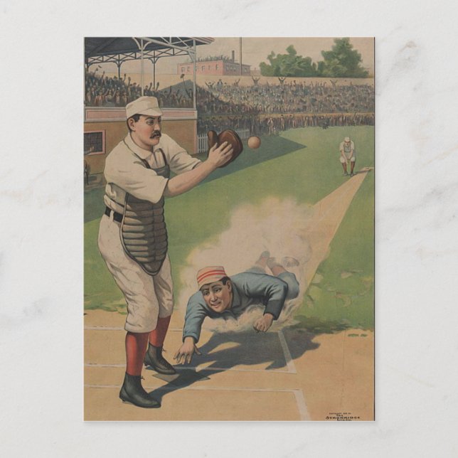 Baseball Poster Postcard (Front)