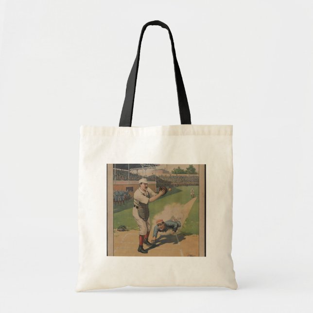 Baseball Poster Tote Bag (Front)