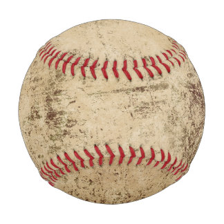 Baseball print with grange old white background