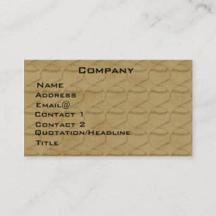 Baseball Profile Card