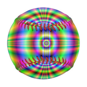Baseball  Psychedelic Neon Catscradle