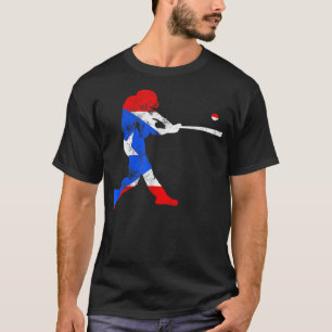 Baseball Puerto Rico Flag Boricua Men Women gift T-Shirt