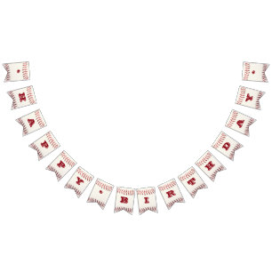 Baseball Red Custom Banner