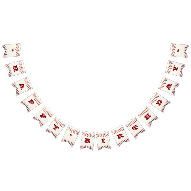 Baseball Red Custom Banner (All)