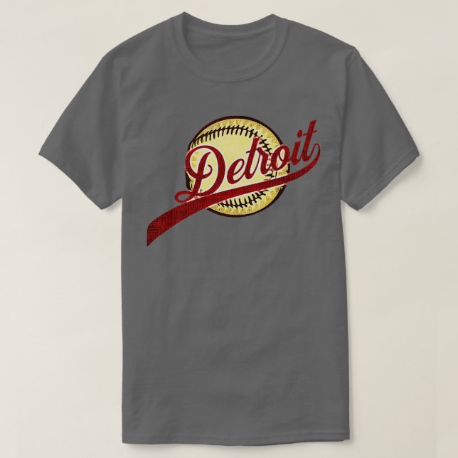 Baseball Retro T-Shirt (Design Front)