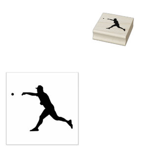baseball  rubber stamp