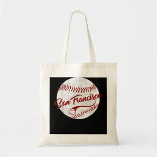 Baseball San Francisco Vintage Giant Ball, Nationa Tote Bag