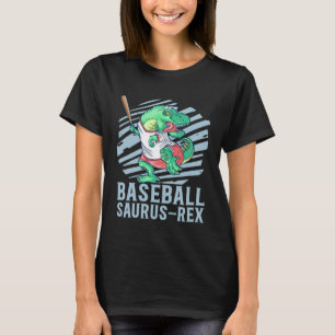 Baseball Saurus Rex for Kids Future Baseball Playe T-Shirt