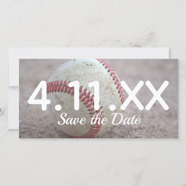 Baseball Save the Date (Front)