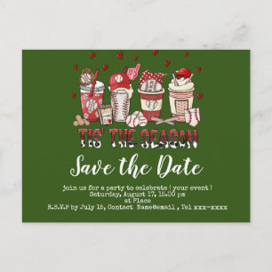 Baseball save the date for baseball Mum Party Postcard
