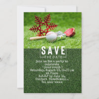 Baseball save the date for Christmas Party