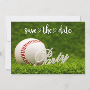 Baseball save the date Party Invitation