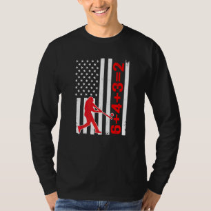 Baseball Saying 6+4+32 Double Play Baseball Player T-Shirt