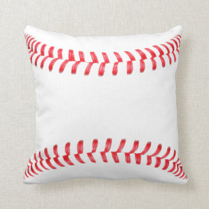 Baseball Seams Throw Pillow