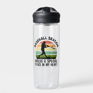 baseball season holds a special pçace in my heart water bottle