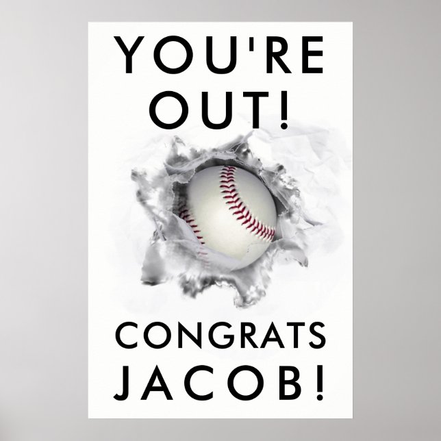 baseball senior graduation poster (Front)
