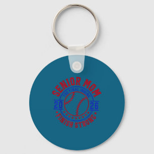 Baseball senior mum 2026 the final inning happy key ring