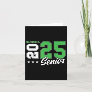 Baseball Senior Night Baseball Senior 2025 Graduat Card