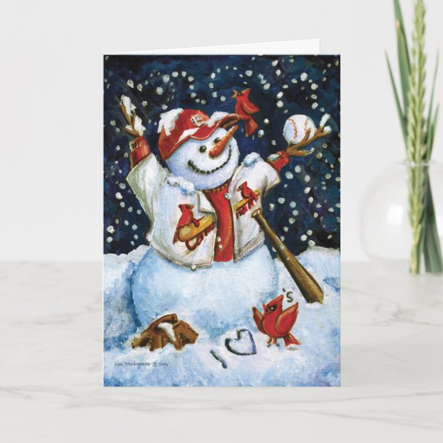 Baseball Series Christmas Card (Front)