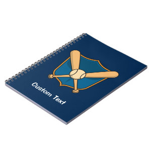 Baseball Shield Notebook