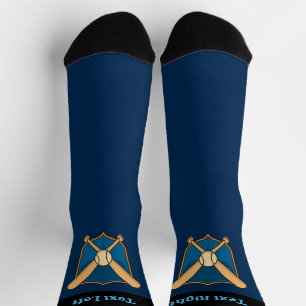 Baseball Shield Socks