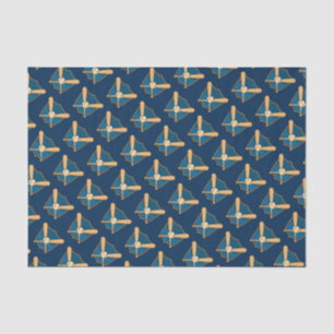 Baseball Shield Tissue Paper