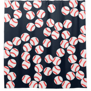 Baseball Shower Curtain