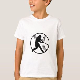Baseball Silhouette Design T-Shirt