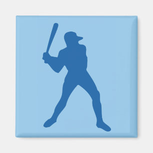 baseball silhouette magnet