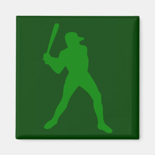 baseball silhouette magnet