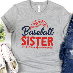 Baseball Sister Shirt, Gift for Sister T-Shirt
