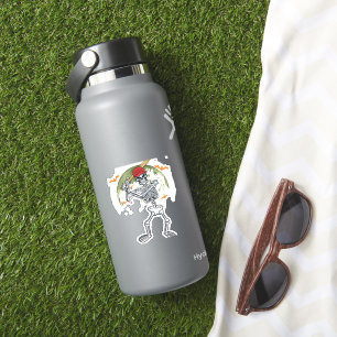 Baseball Skeleton Halloween Sport Under Moon